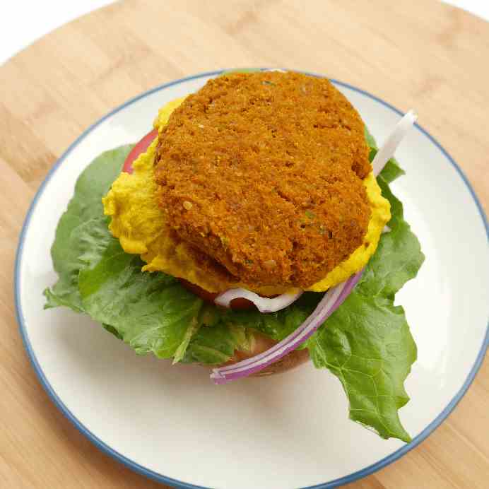 Veggie Burger Recipe- DELICIOUS and Easy V