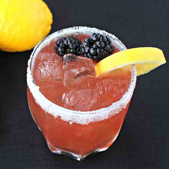 Blackberry Whiskey Sour