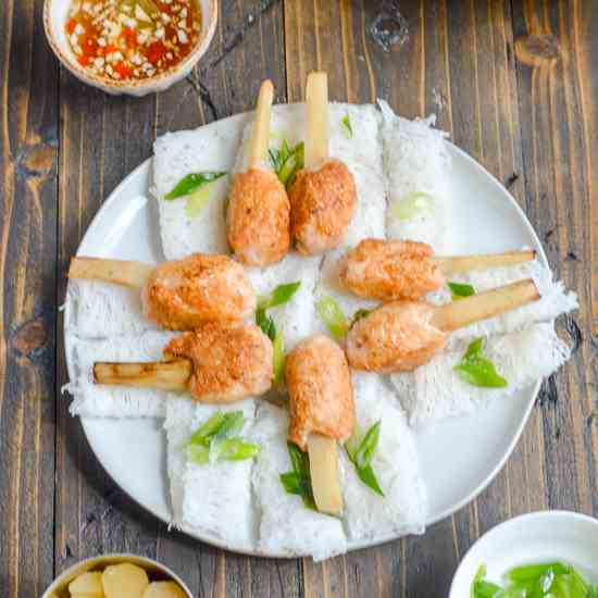 Vietnamese Shrimp on Sugarcane Sticks