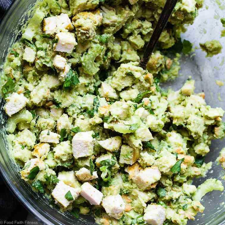 Curry Easy Dairy Free Paleo Chicken Salad