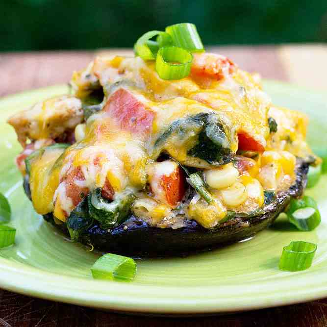 Southwestern Stuffed Mushrooms