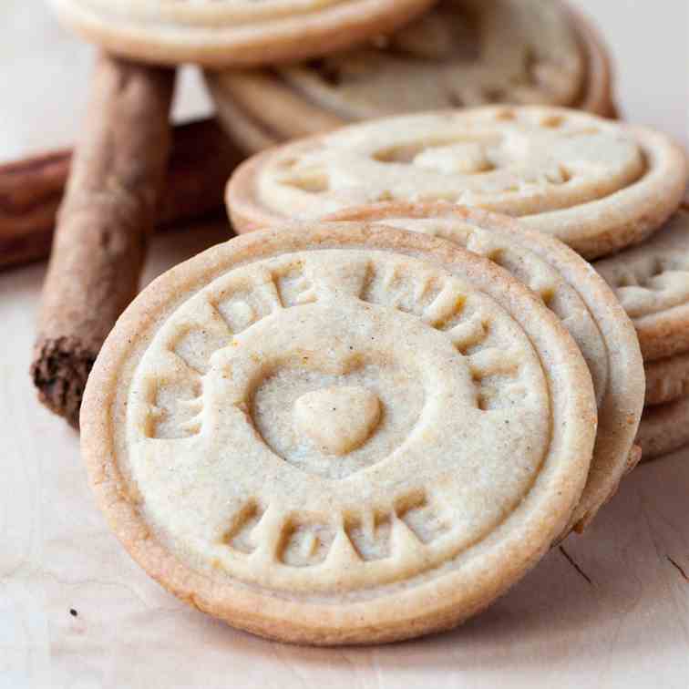 cinnamon orange spelt cookies