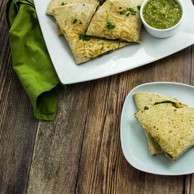 Soyrizo Veggie Quesadillas