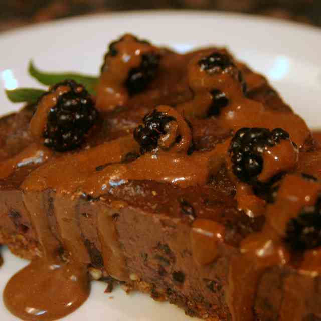 Blackberry Chocolate Pie