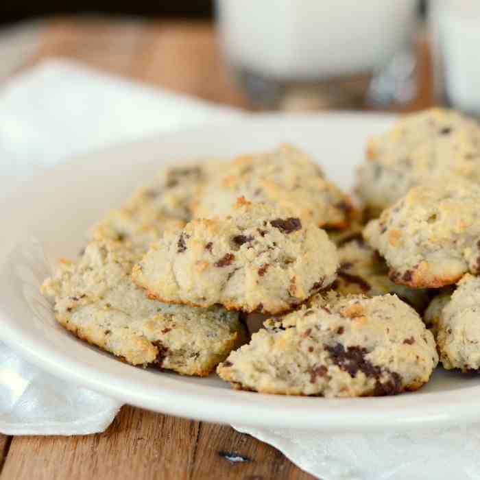 Low Sugar Chocolate Chip Cookies