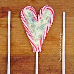 Candy Cane Christmas Hearts