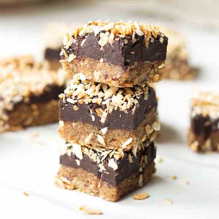 Toasted Coconut Chocolate Bites