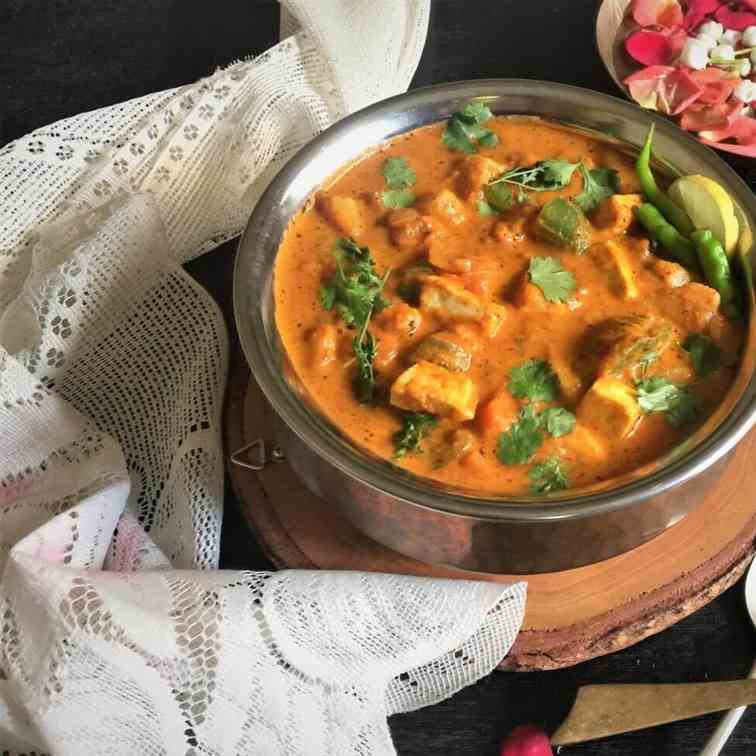 Paneer Mix Vegetable Curry