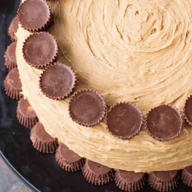 Peanut Butter Cup Overload Cake