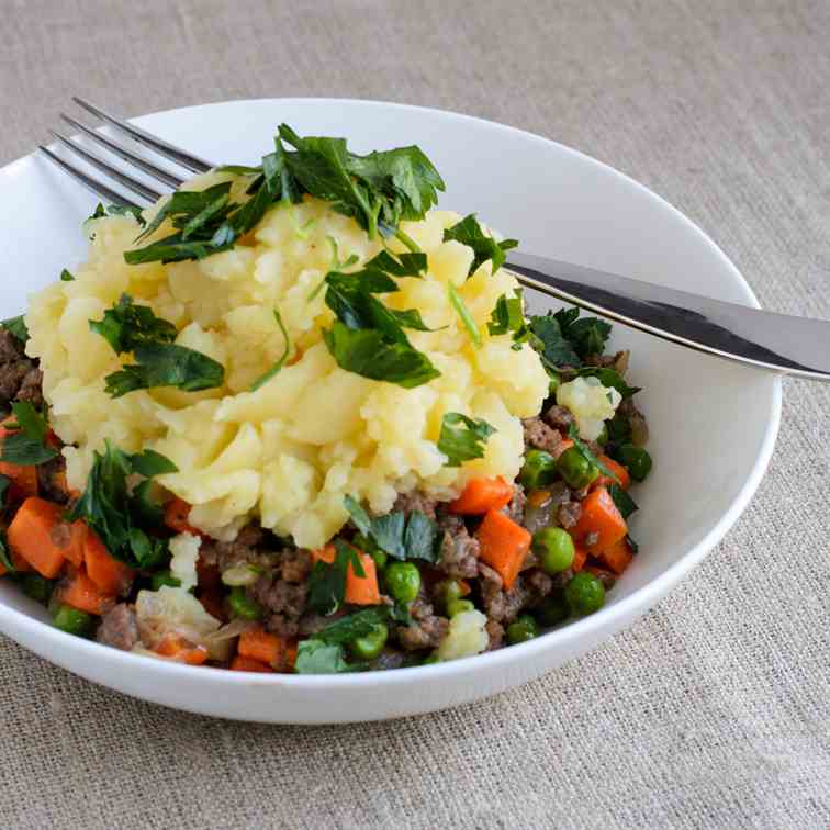 Skillet Shepherd's Pie with Parsley