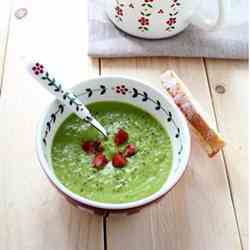 Creamed peas with mascarpone