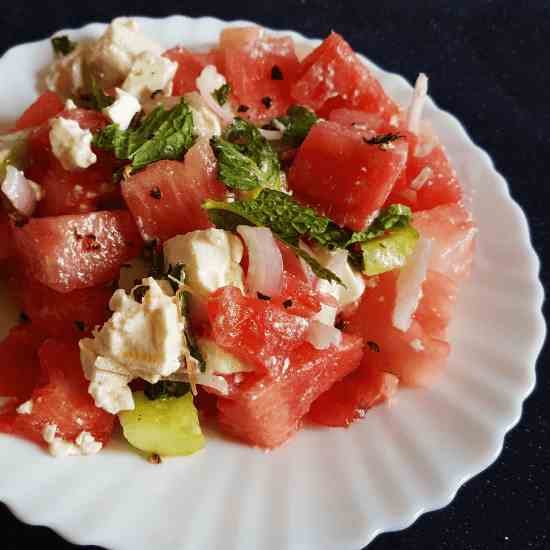 Greek Watermelon Salad