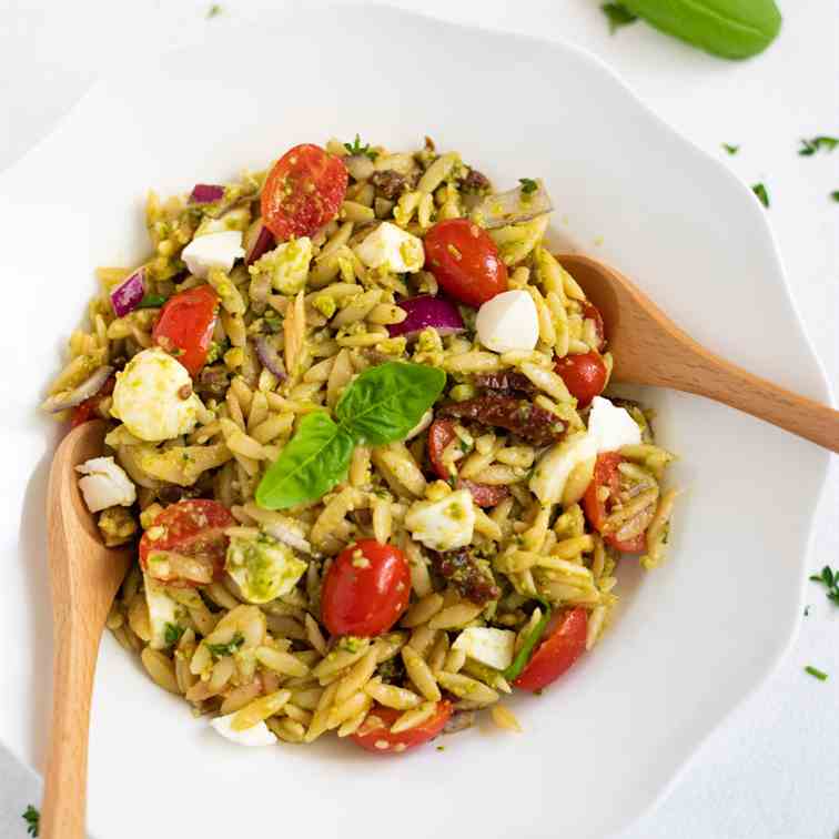 Pesto Orzo Salad