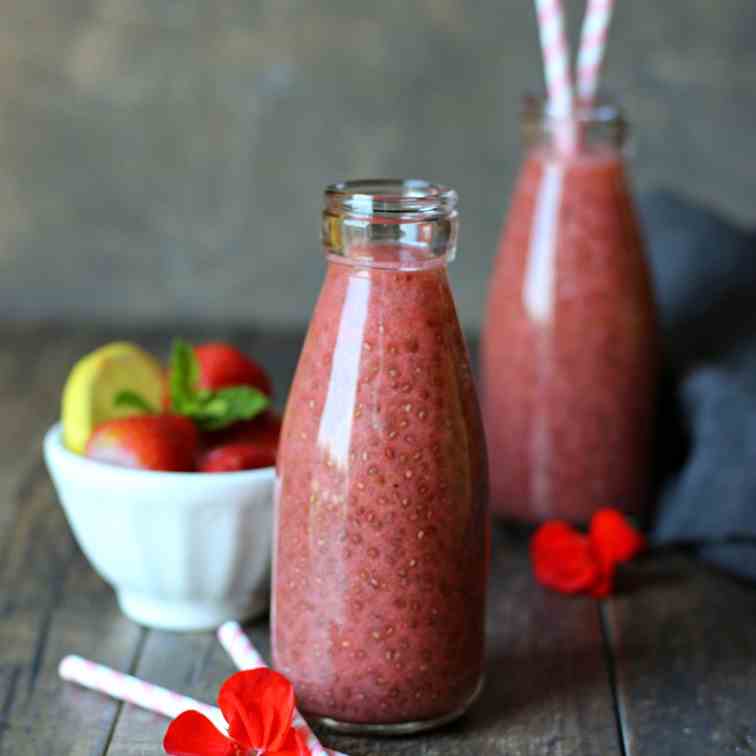 Strawberry Chia Lemonade