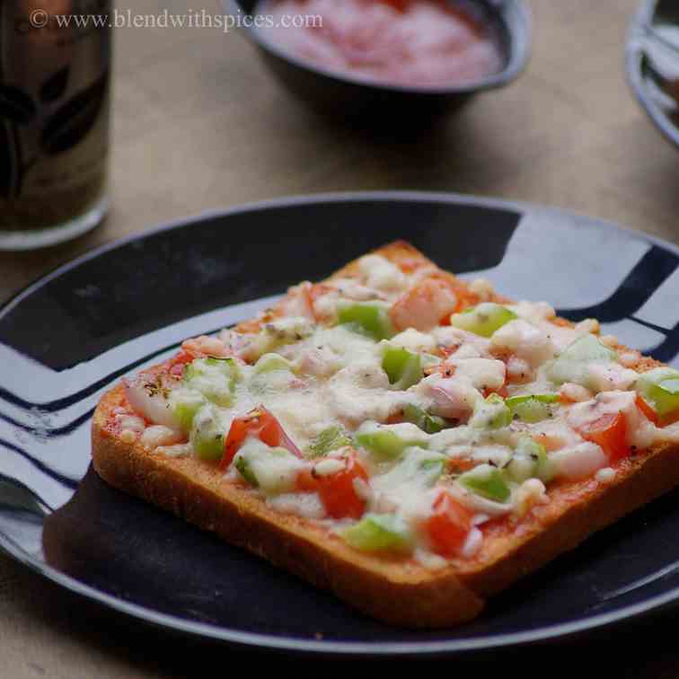 Bread Pizza Recipe