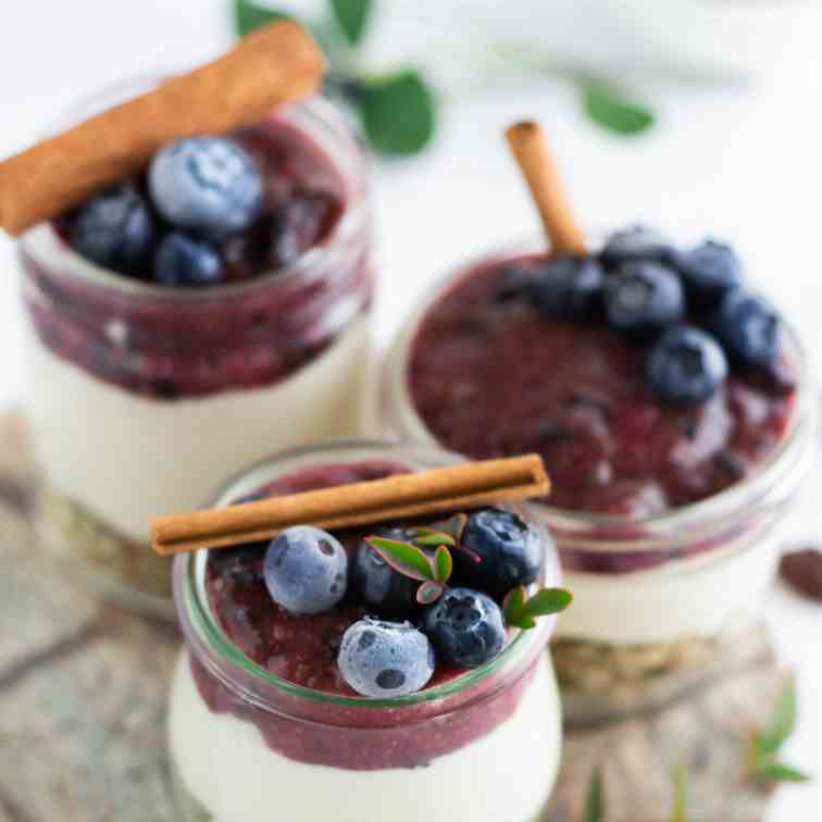 Vegan Cheesecake in a Jar