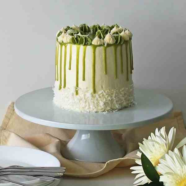 Matcha coconut cake