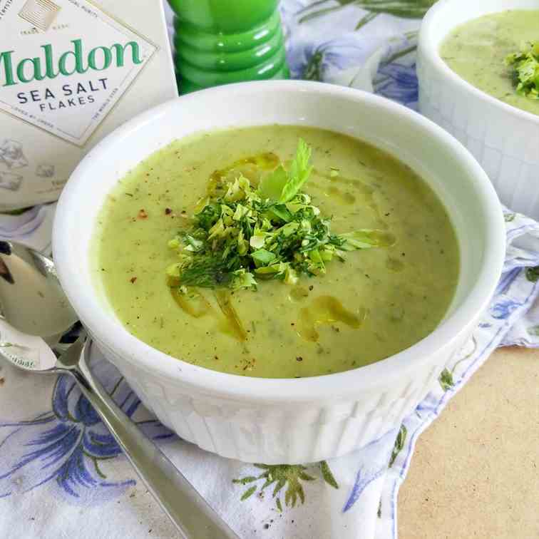 Vegan Cream of Celery Soup