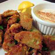 Fried Artichoke Hearts w Garlic Aioli