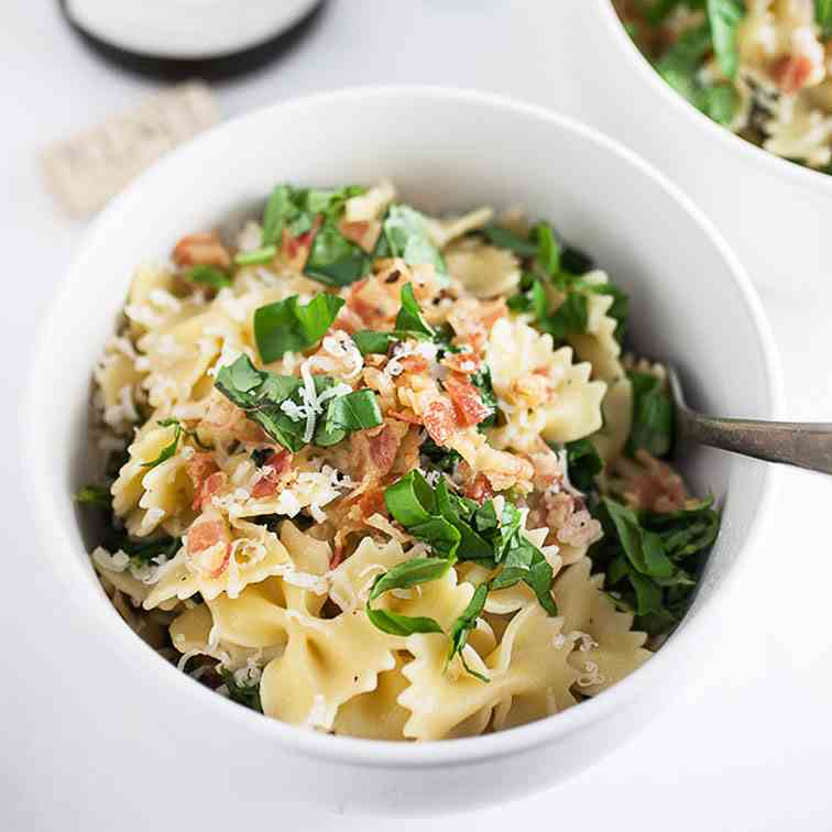 Kale and Pancetta Pasta