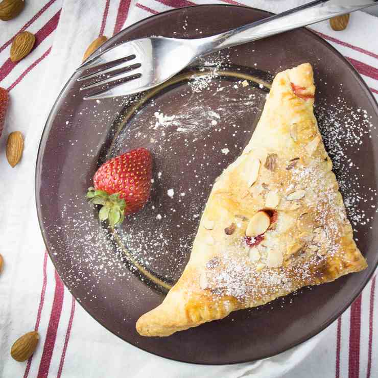 Strawberry Almond Turnovers