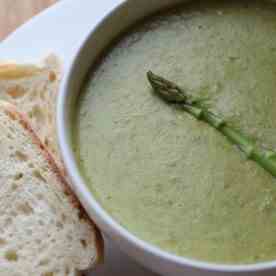 Asparagus Brie Soup