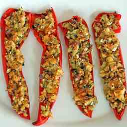 Stuffed Sweet Red Peppers