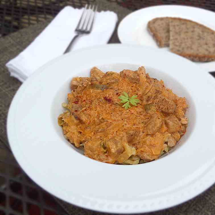 Hungarian Pork and Sauerkraut Goulash