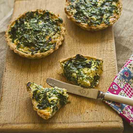 wild garlic tartlets