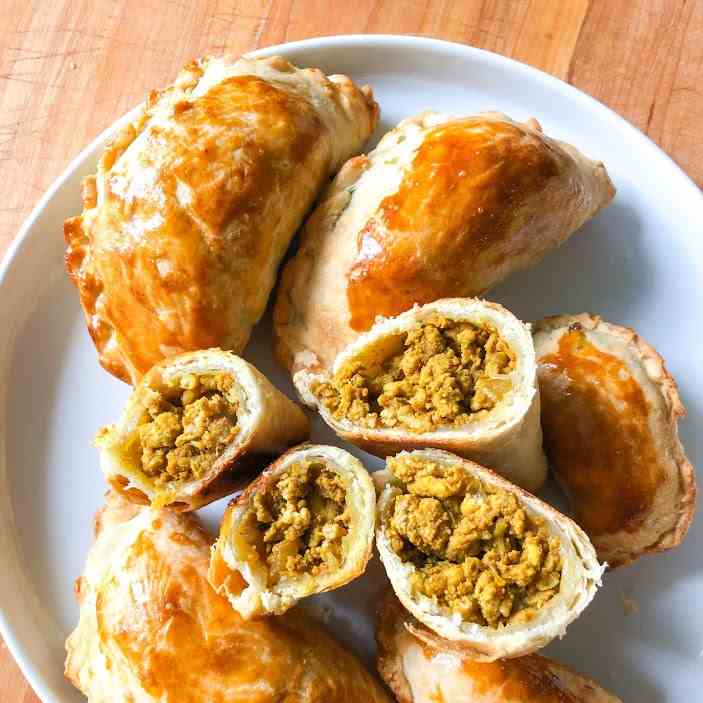 Baked Turkey Curry Empanadas