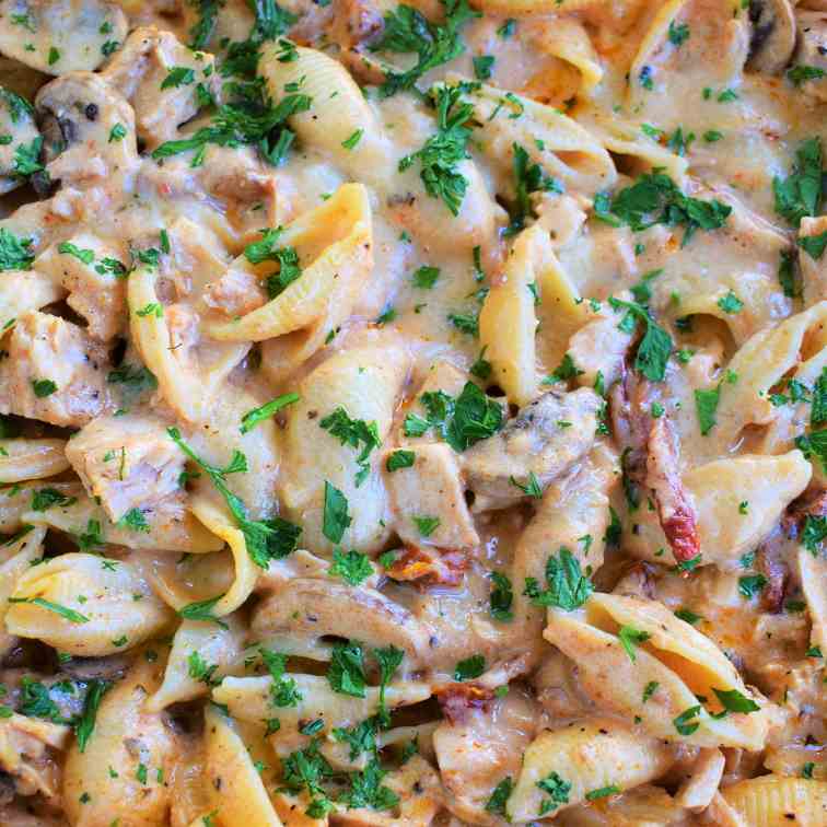 Creamy Tuna - Sun-Dried Tomato Casserole