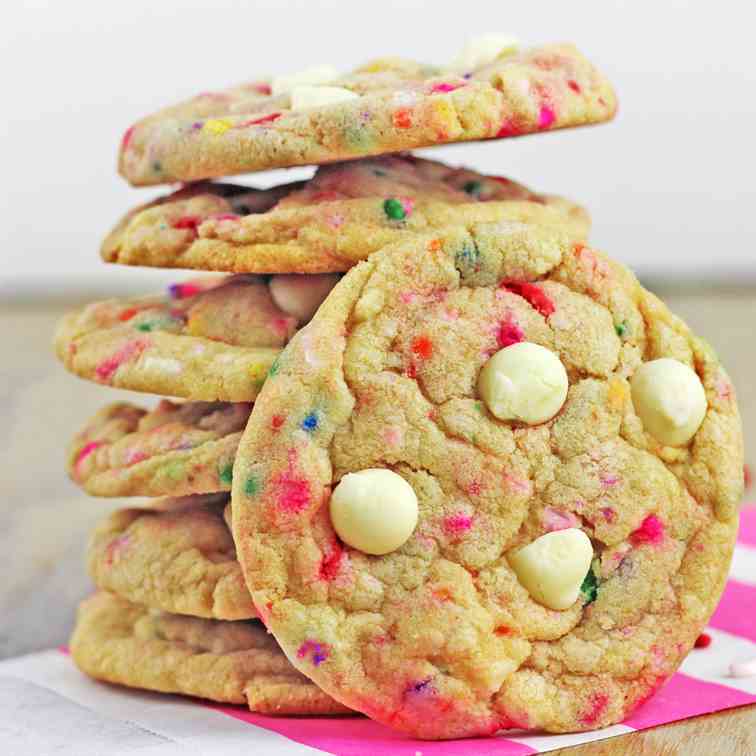 Sprinkles Birthday Cake Cookies