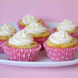 Pink Grapefruit Cupcakes