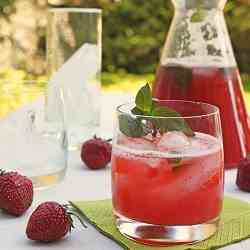 Strawberry Rhubarb Mojito