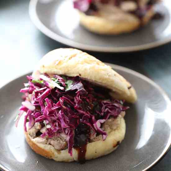 Asian BBQ Pork Sandwiches