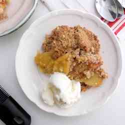 Peach Crumble 