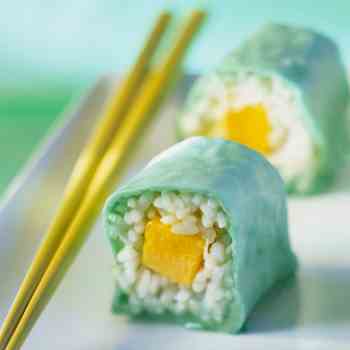 Dessert Sushi Recipe With Marzipan