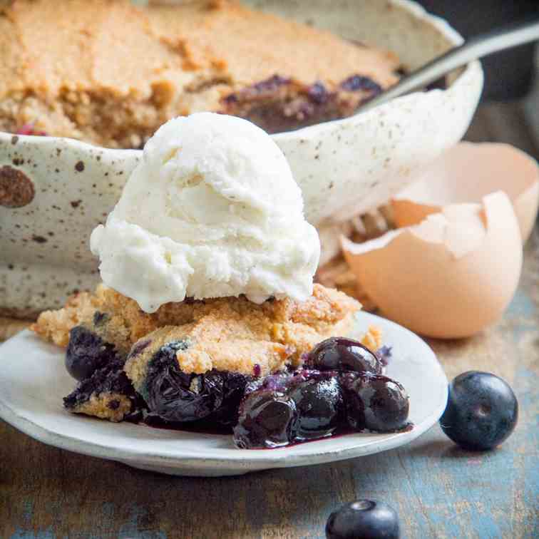 Keto Blueberry Cobbler