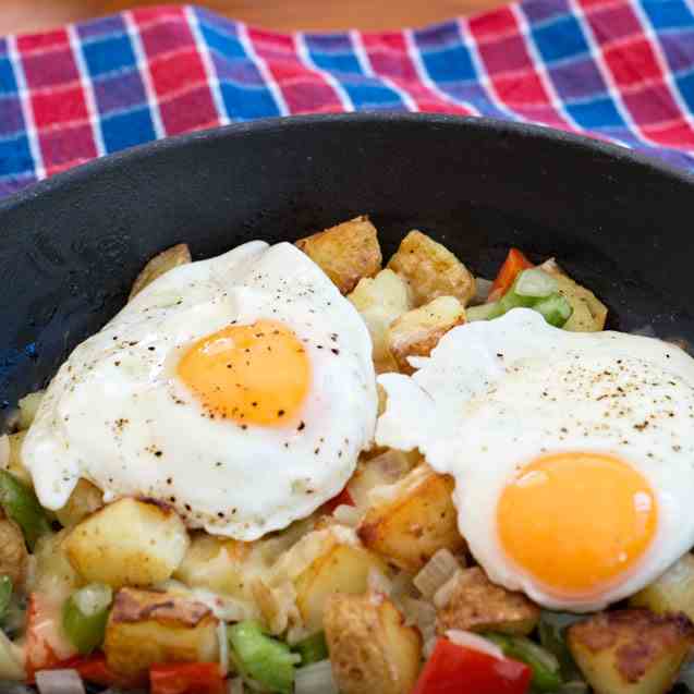 Breakfast Potatoes and Eggs