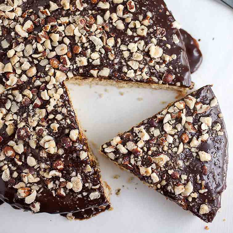 Italian Chocolate Hazelnut Cake