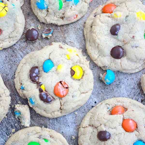 Peanut Butter M&M Cookies