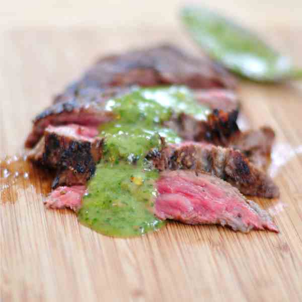 Ribeye Cap with Chimichurri Sauce