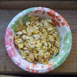 Garlic Roasted Pumpkin Seeds