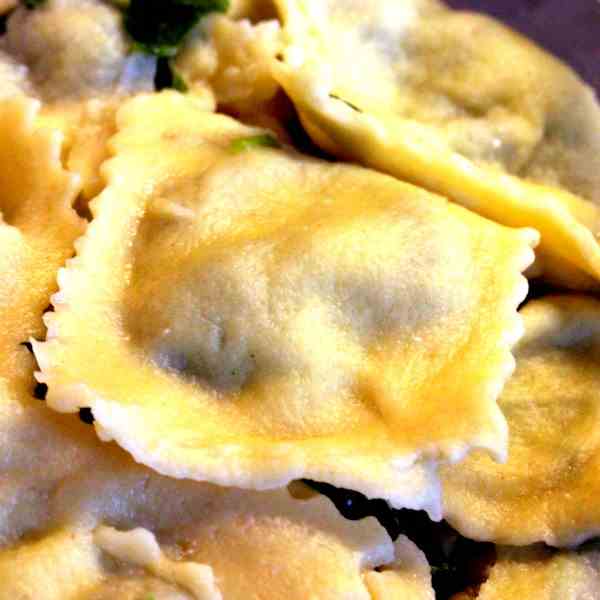 Ravioli with Spinach and Ricotta