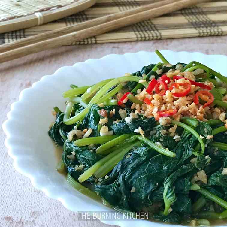 Sweet Potato Leaves in Fermented Beancurd