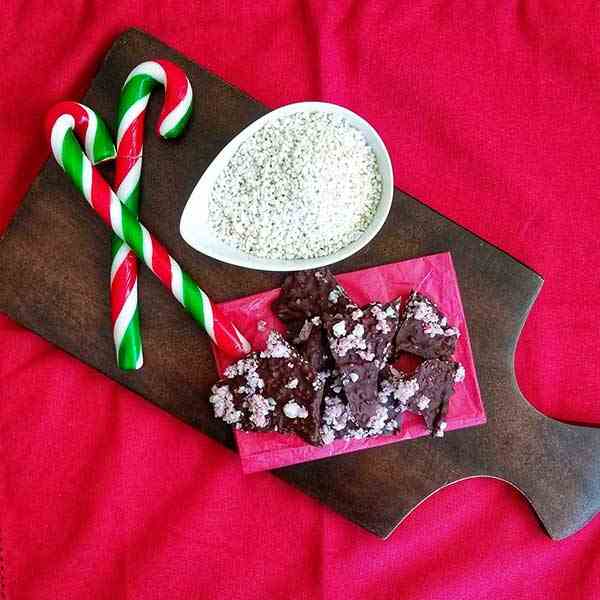 Festive Peppermint Crunch Chocolate