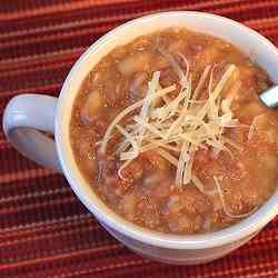 Crockpot Ham and White Beans