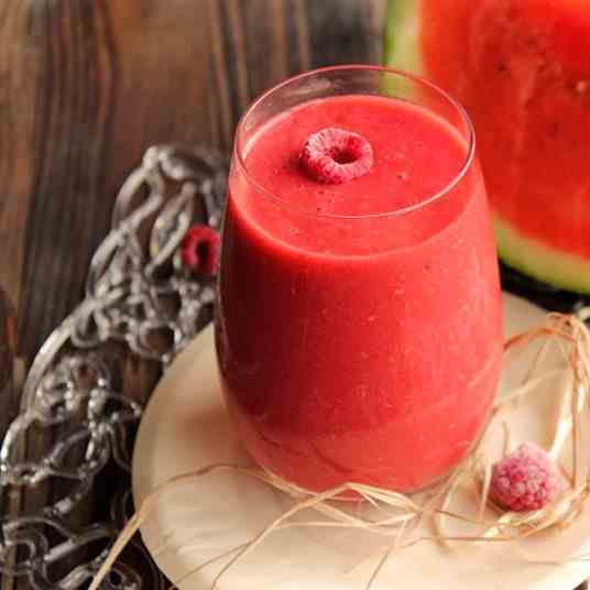 Raspberry and watermelon Smoothie