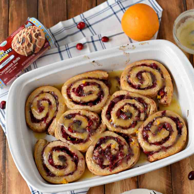 Cranberry Orange Sweet Rolls