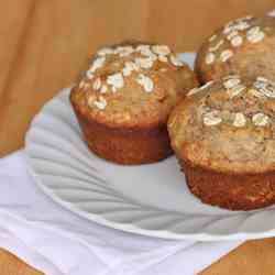 Banana Oat Muffins